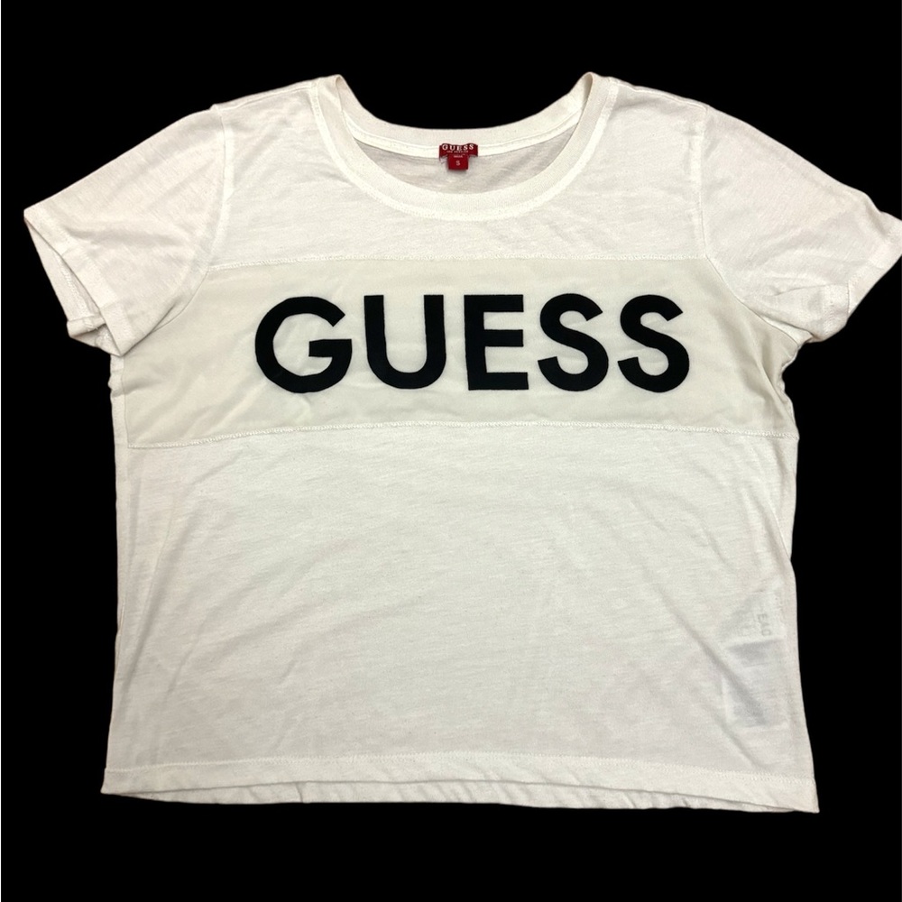 Guess - Women’s Cropped Short Sleeved Tee